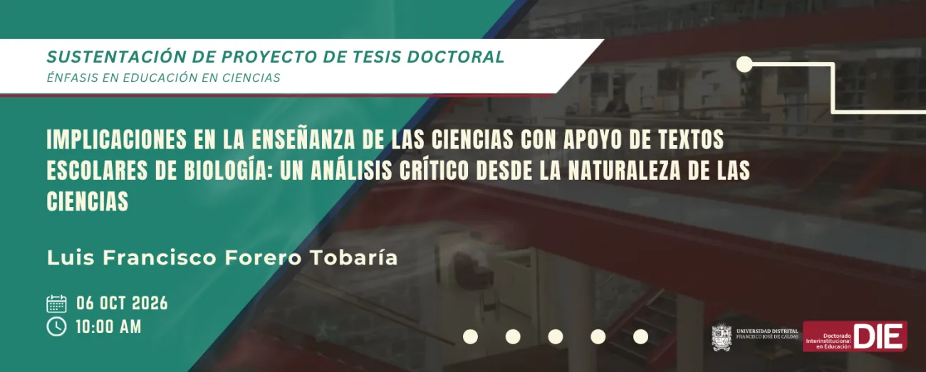 Sustentación del Proyecto de Tesis de Luis Francisco Forero Tobaría