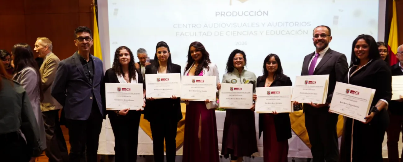 Ocho nuevos doctores en Educación se graduaron de la Universidad Distrital