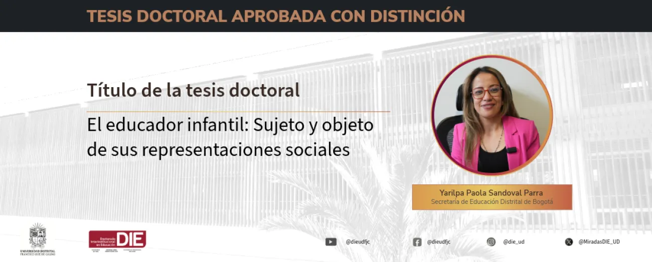Yarilpa Paola Sandoval Parra obtuvo la distinción de tesis laureada