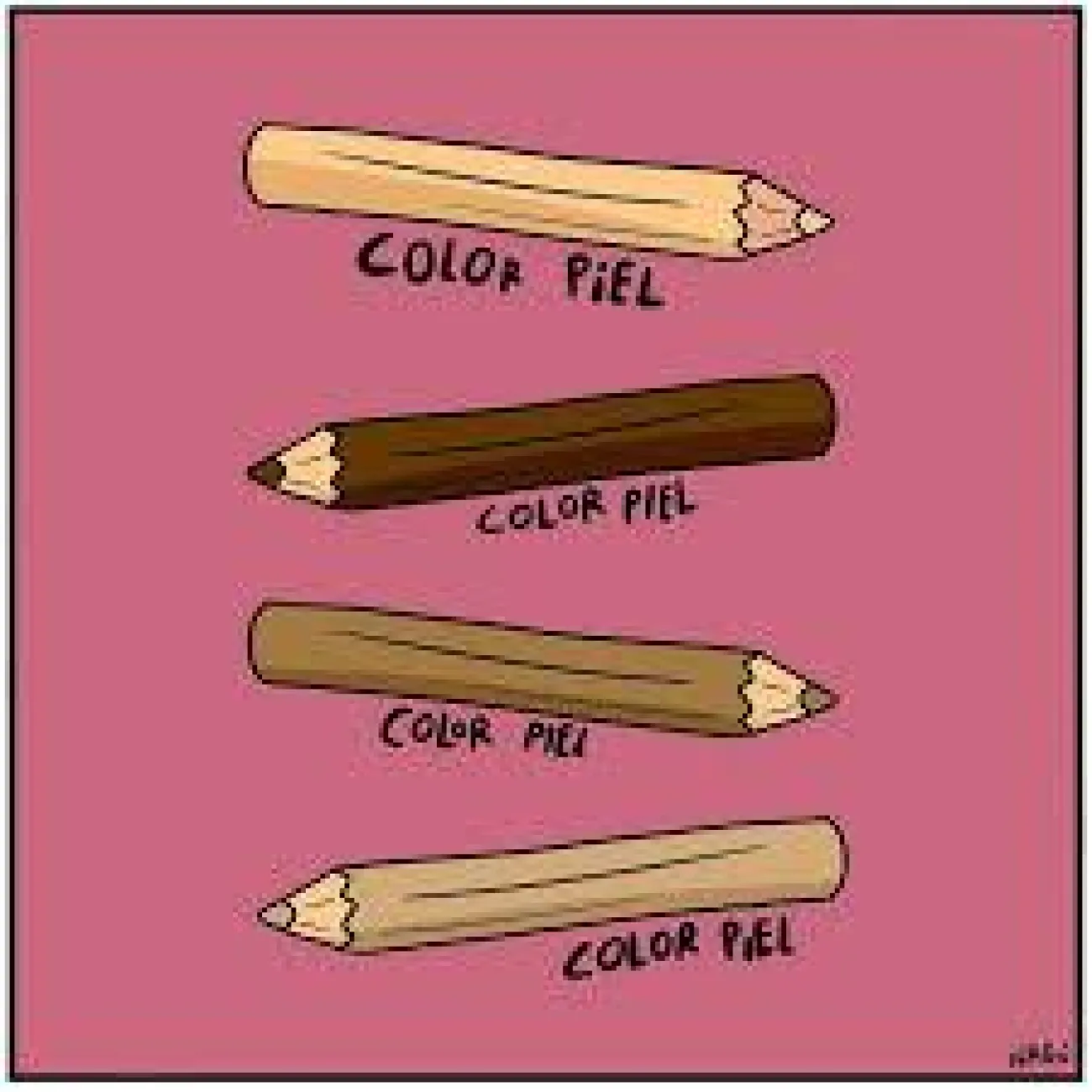 Imagen con lapices de diferentes colores