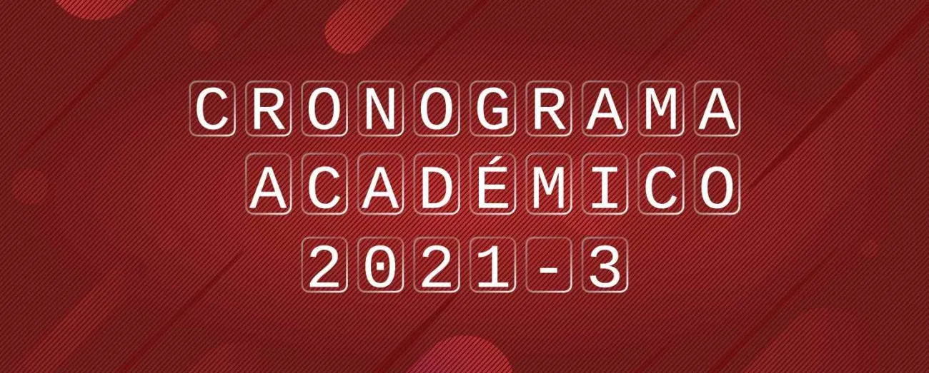 Banner para la publicación del Calendario Académico del DIE-UD periodo 2021-3