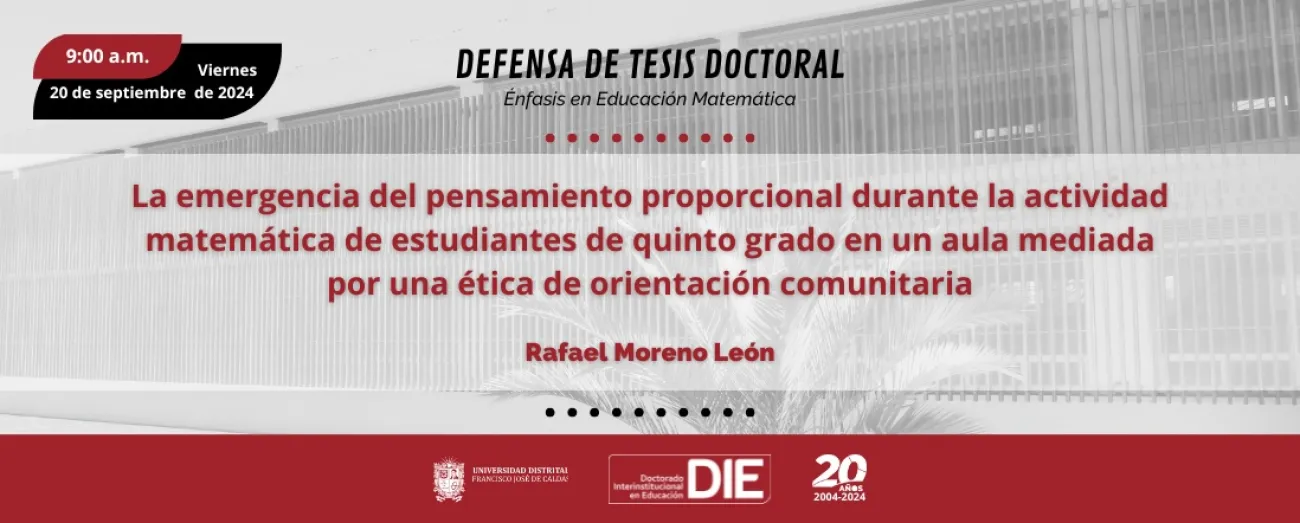 Defensa de Tesis Doctoral de Rafael Moreno León