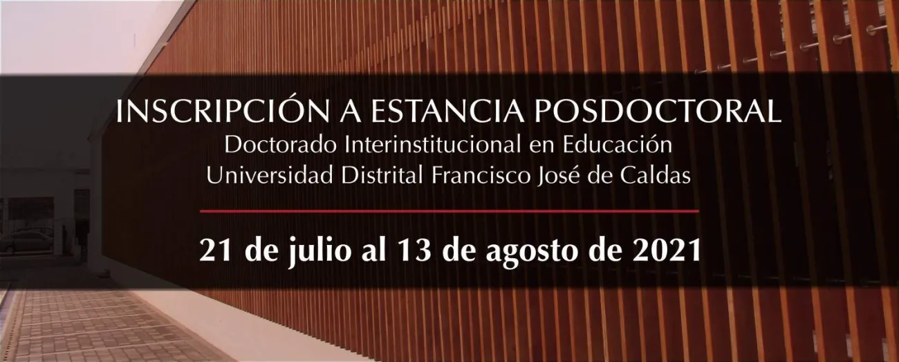 Invitación a inscribir su propuesta de investigación en la estancia posdoctoral del DIE-UD