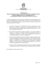 Comunicado Mesa de Diálogo para la construcción de acuerdos para el fortalecimiento de la Universidad Distrital